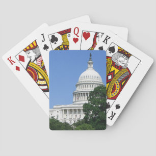 Capitoolgebouw in Washington DC Pokerkaarten
