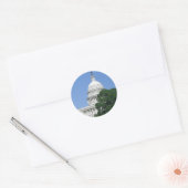 Capitoolgebouw in Washington DC Ronde Sticker (Envelop)