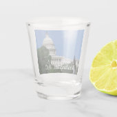 Capitoolgebouw in Washington DC Shot Glas (Achterkant)