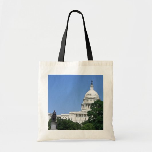 Capitoolgebouw in Washington DC Tote Bag (Voorkant)