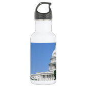 Capitoolgebouw in Washington DC Waterfles (Voorkant)