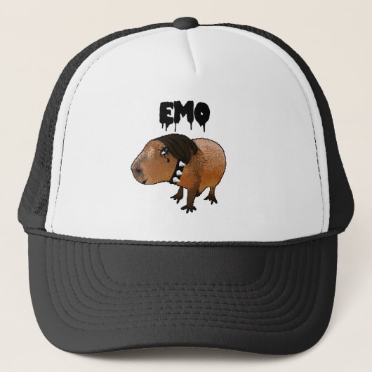 Capivara Emo Boné  Trucker Pet (Voorkant)