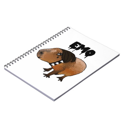 Capivara Emo Caderno Notitieboek (Linkerzijde)