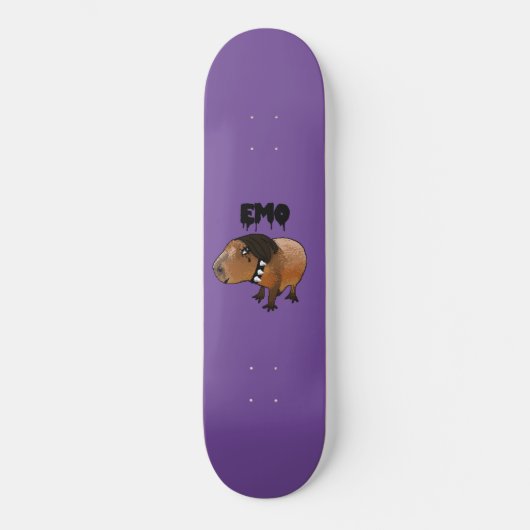 Capivara Emo Persoonlijk Skateboard (Voorkant)