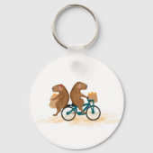 Capivaras na bicicleta- BUXUDOS Sleutelhanger (Achterkant)