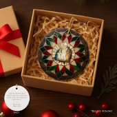 Capiz-Inspired Nativity Parol Keramisch Ornament