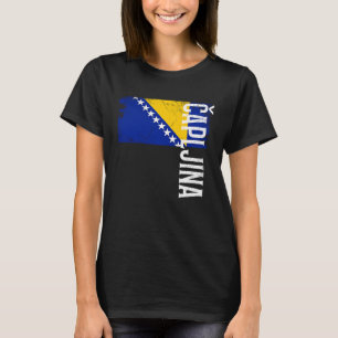 Capljina Bosnië Vlag voor Bosnische Mannen Vrouwen T-shirt