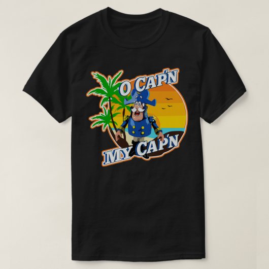 Capn Crunch aka Captain Crunch zoals geïnspireerd  T-shirt (Design voorkant)