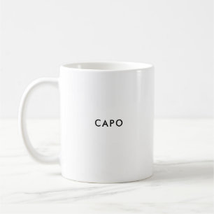 Capo baas Aangepaste Italiaanse koffie Mok