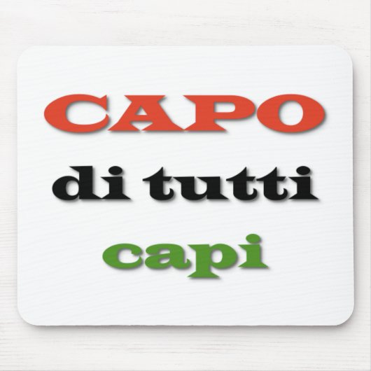 Capo/Boss Muismat (Voorkant)