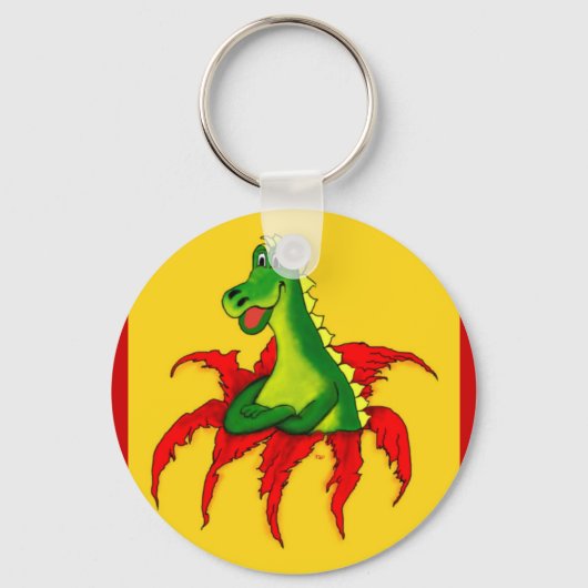 Capo, de kleine draak sleutelhanger (Voorkant)