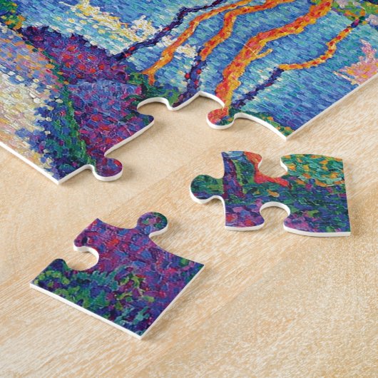 Capo di Noli door Paul Signac Legpuzzel (Zijkant)