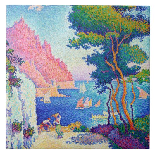Capo di Noli, Signac Tegeltje (Voorkant)