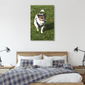 Capo von Oppenheim, Jack Russell Terrier, Dog Canvas Afdruk (Insitu (Slaapkamer))