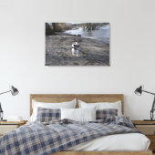 Capo von Oppenheim, Jack Russell Terrier Dog Canvas Afdruk (Insitu (Slaapkamer))