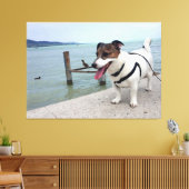 Capo von Oppenheim, Jack Russell Terrier Dog Canvas Afdruk (Insitu (Woonkamer))