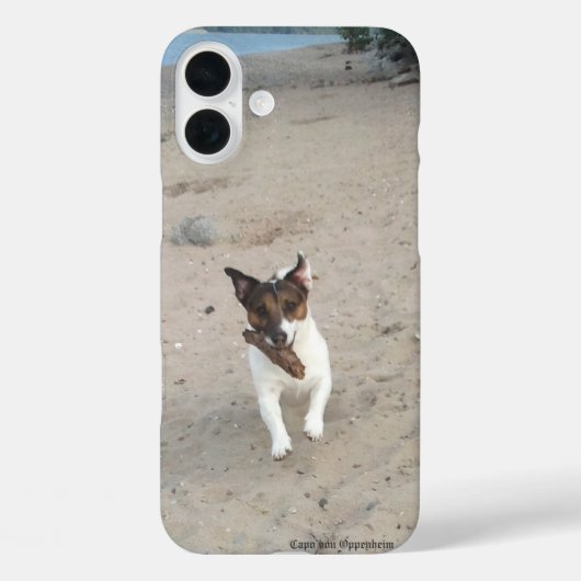 Capo von Oppenheim Jack Russell Terrier, Dog Case-Mate iPhone Case (Achterkant)
