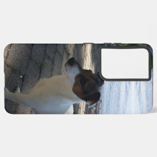 Capo von Oppenheim, Jack Russell Terrier Dog Samsung Galaxy Hoesje (Linkerkant)