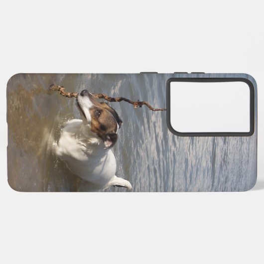 Capo von Oppenheim, Jack Russell Terrier Dog Samsung Galaxy Hoesje (Achterkant horizontaal)