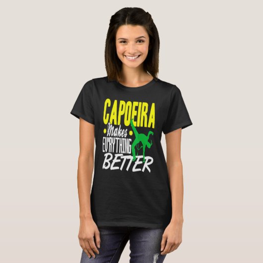 Capoeira Alles beter T-shirt (Voorkant volledig)