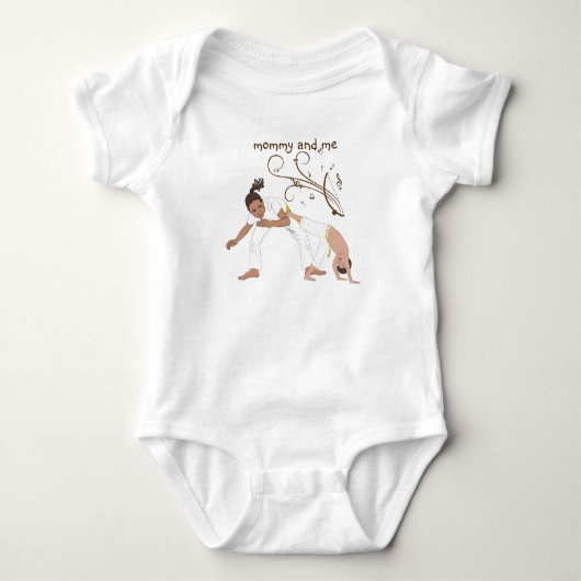 Capoeira baby romper (Voorkant)