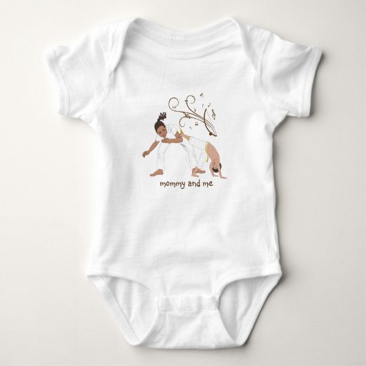 Capoeira baby romper (Voorkant)