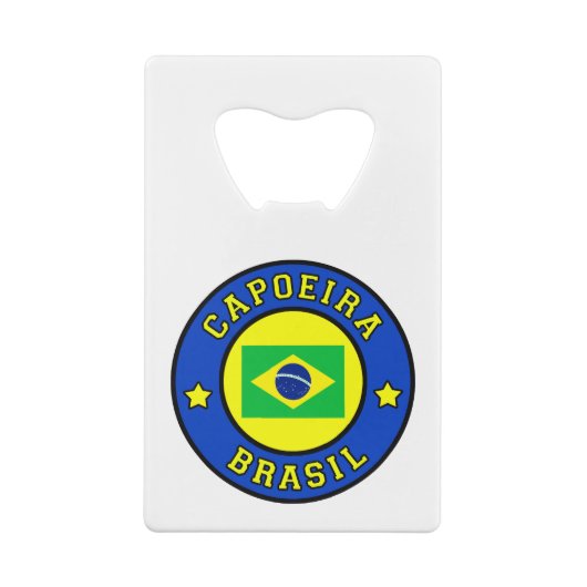 Capoeira Brasil Creditkaart Flessenopener (Achterkant)