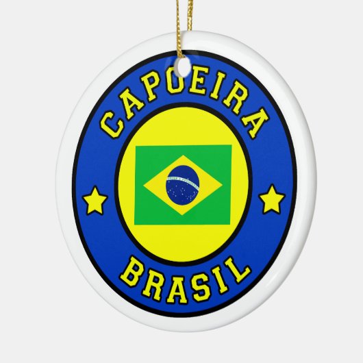 Capoeira Brasil Keramisch Ornament (Links)