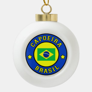 Capoeira Brasil Keramische Bal Ornament