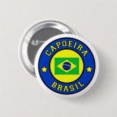 Capoeira Brasil Ronde Button 5,7 Cm (Voorkant /achterkant)