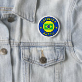 Capoeira Brasil Ronde Button 5,7 Cm (In situ)
