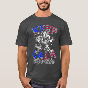Capoeira Braziliaanse Meester Blijf Kalm En Ginga T-shirt
