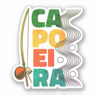 Capoeira Braziliaanse Vechtkunst Sticker