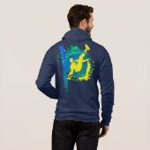 Capoeira Canavial hoodie mannen (Achterkant volledig)
