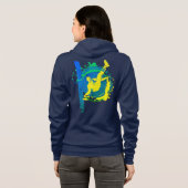 Capoeira Canavial Hoodie vrouwen (Achterkant volledig)