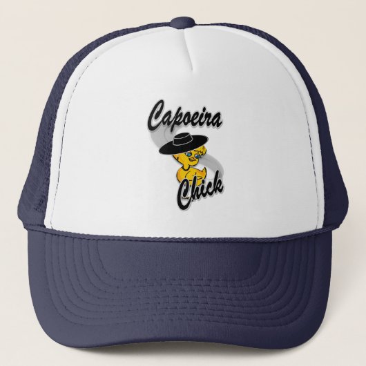 Capoeira Chick #4 Trucker Pet (Voorkant)
