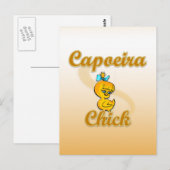 Capoeira Chick Briefkaart (Voorkant / Achterkant)