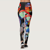 capoeira ginga abada samba fitness mma brazilië leggings (Achterkant)