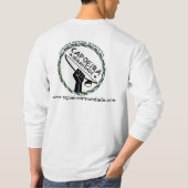 Capoeira Irmandade Lange Slaap T-shirt (Achterkant)