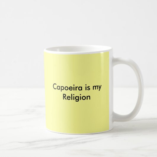 Capoeira is mijn religie koffiemok (Rechts)
