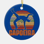 Capoeira Kickboxing Dance Fight Mixed Martial Keramisch Ornament (Voorkant)