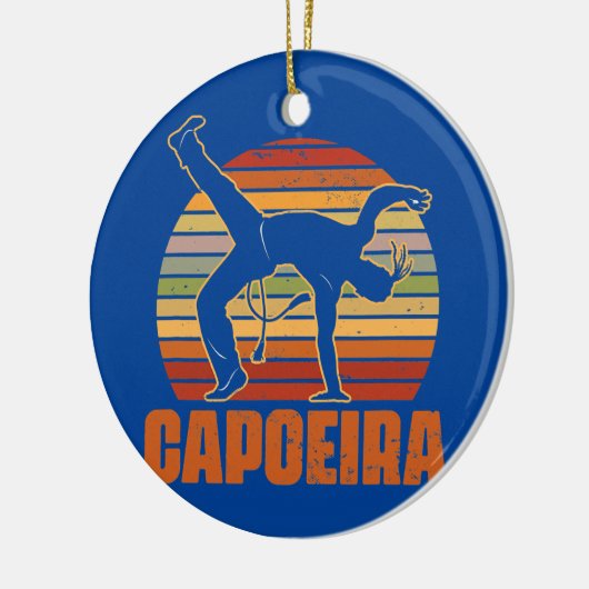 Capoeira Kickboxing Dance Fight Mixed Martial Keramisch Ornament (Links)