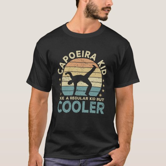 Capoeira Kind Braziliaanse Martial T-shirt (Voorkant)