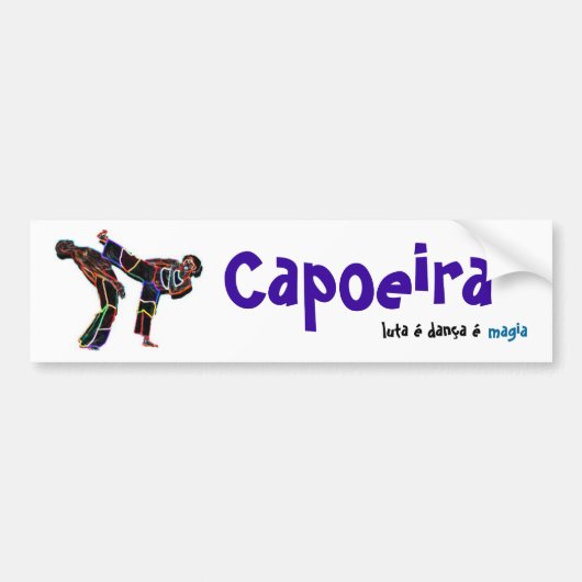 Capoeira, luta danca magia bumpersticker (Voorkant)