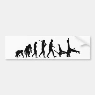 Capoeira Martial Arts Dans Evolutie Gift Bumpersticker