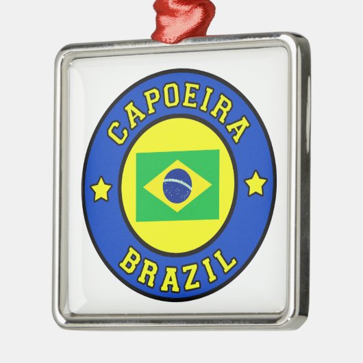 Capoeira Metalen Ornament (Links)