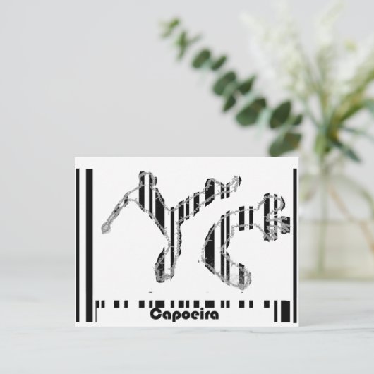 Capoeira, mijn briefkaart barcode (Staand voorkant)