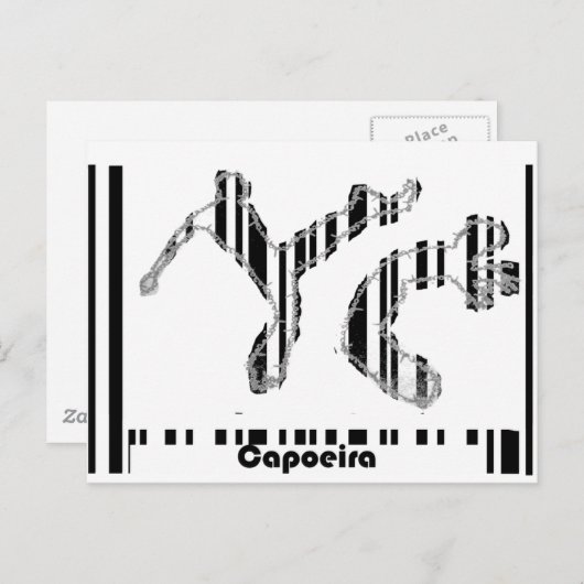 Capoeira, mijn briefkaart barcode (Voorkant / Achterkant)