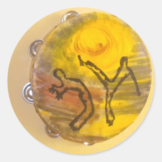 Capoeira Music Passion Axe sticker (Voorkant)