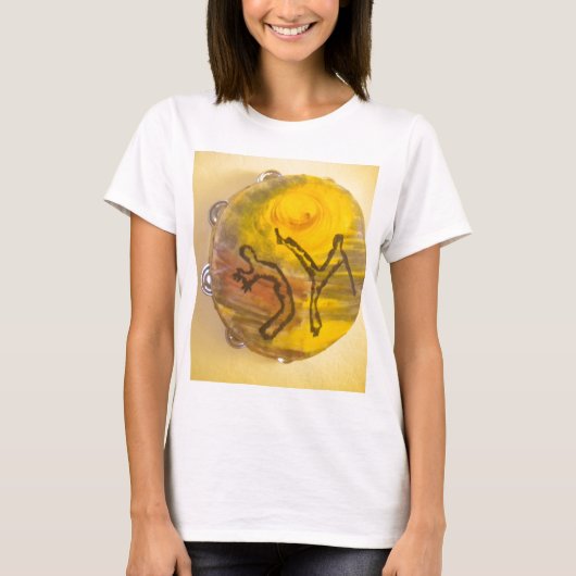 Capoeira muziekpassion ax shirt (Voorkant)